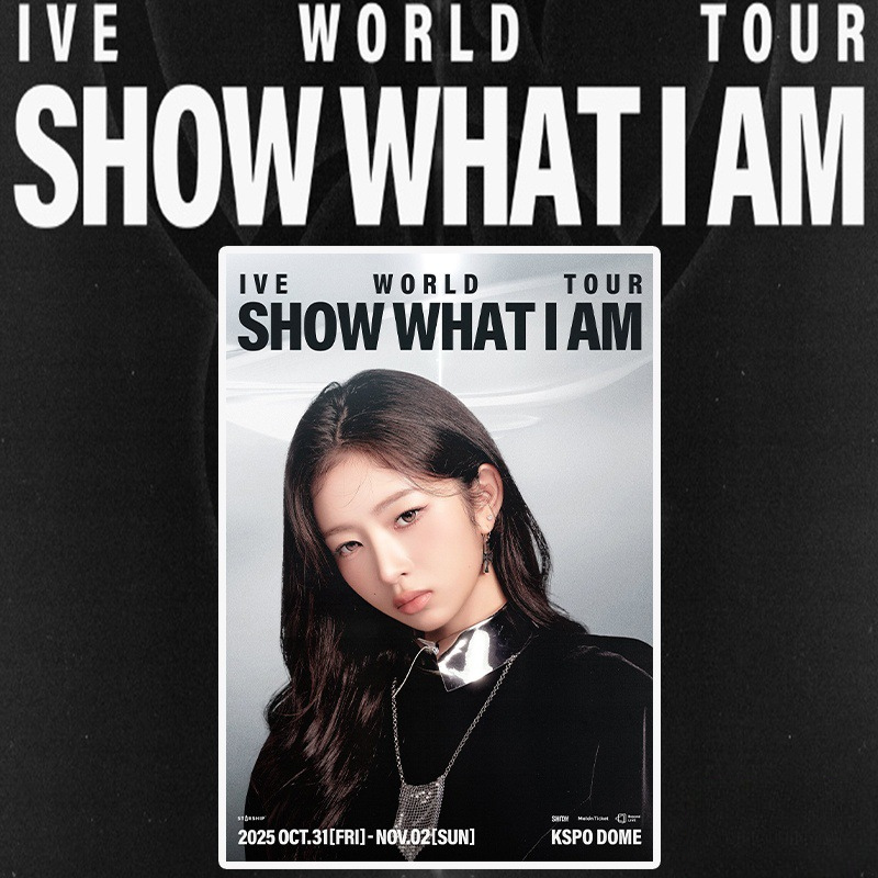 IVE 世巡 《WHAT I AM》預告照海報｜K-POP收藏周邊