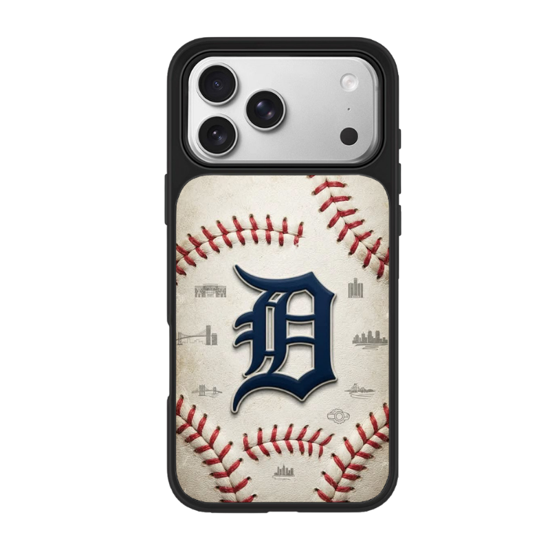 底特律老虎 Detroit Tigers 玻璃磁吸手機殼｜MagSafe 潮流保護殼