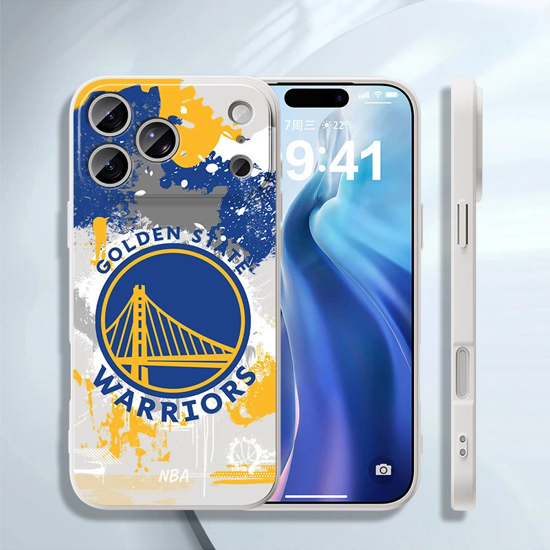NBA 水墨風液態矽膠手機殼