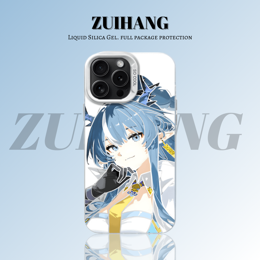 明日方舟彩銀線條漸變防摔手機殼-ZUIHANG SHOP