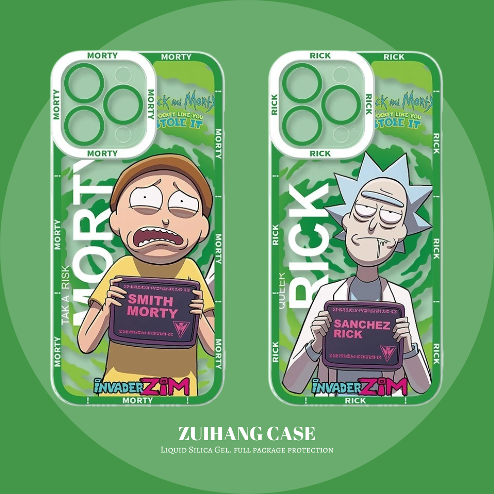 瑞克和莫蒂天使眼透明防摔軟殼-ZUIHANG SHOP