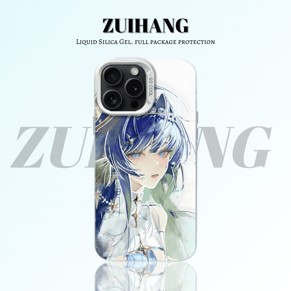 明日方舟彩銀線條漸變防摔手機殼-ZUIHANG SHOP