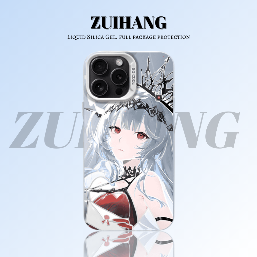 明日方舟彩銀線條漸變防摔手機殼-ZUIHANG SHOP