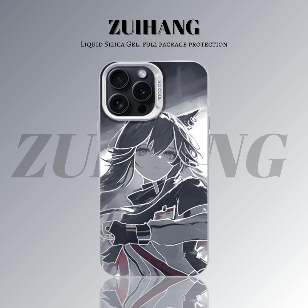 明日方舟彩銀線條漸變防摔手機殼-ZUIHANG SHOP