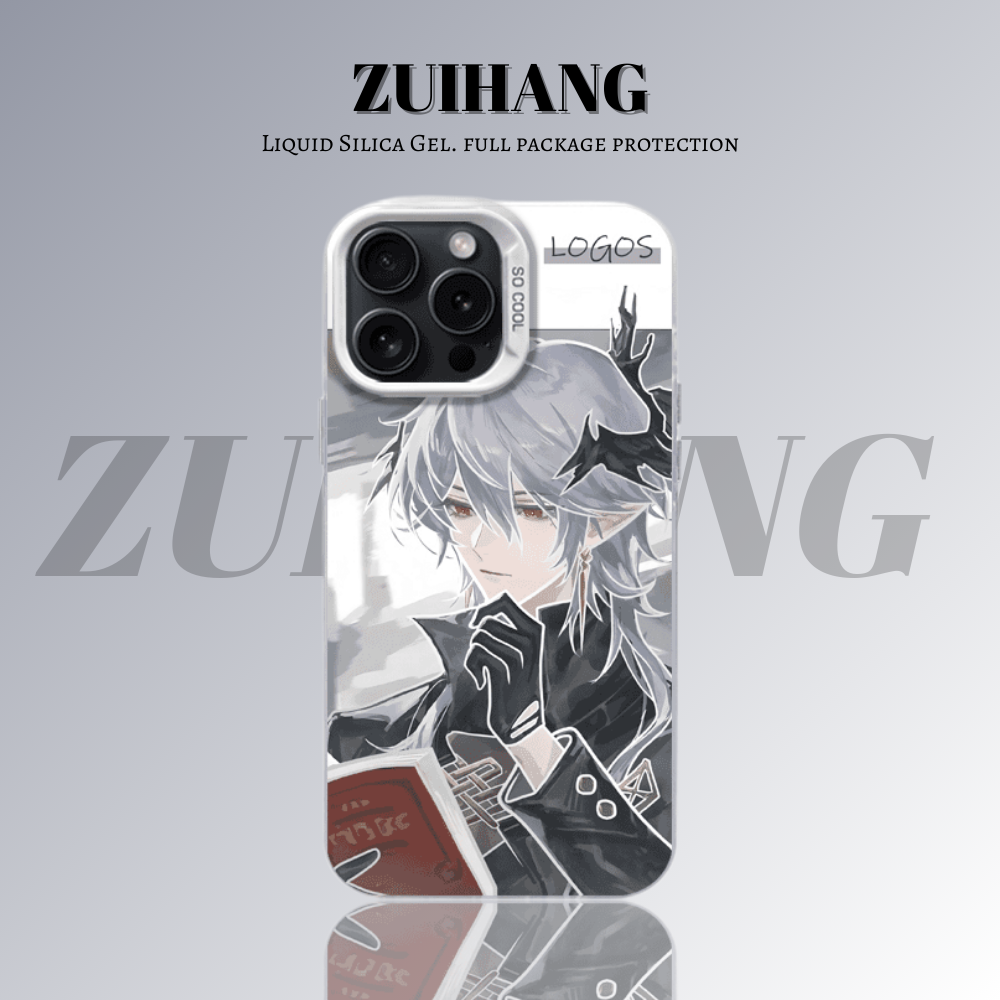 明日方舟彩銀線條漸變防摔手機殼-ZUIHANG SHOP