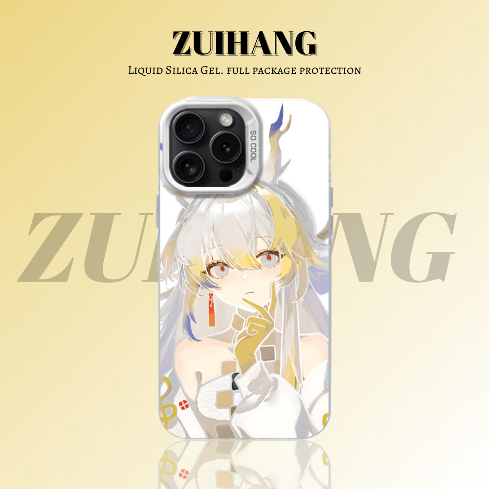 明日方舟彩銀線條漸變防摔手機殼-ZUIHANG SHOP