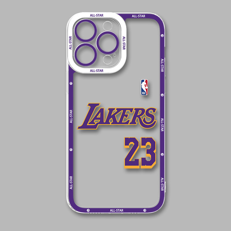 NBA湖人隊天使眼透明手機殼