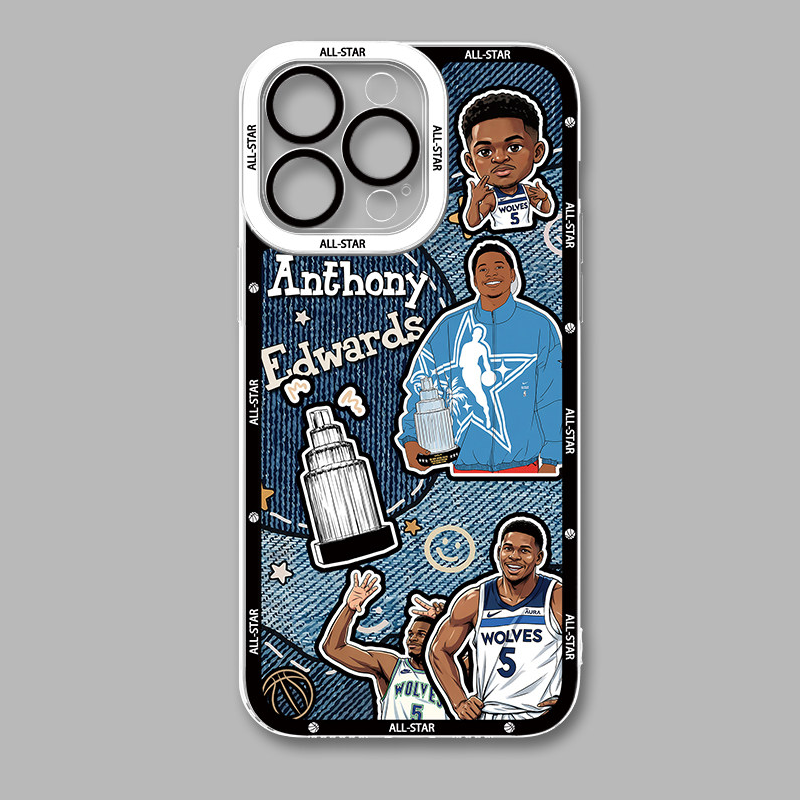 NBA球星天使眼透明防摔軟殼