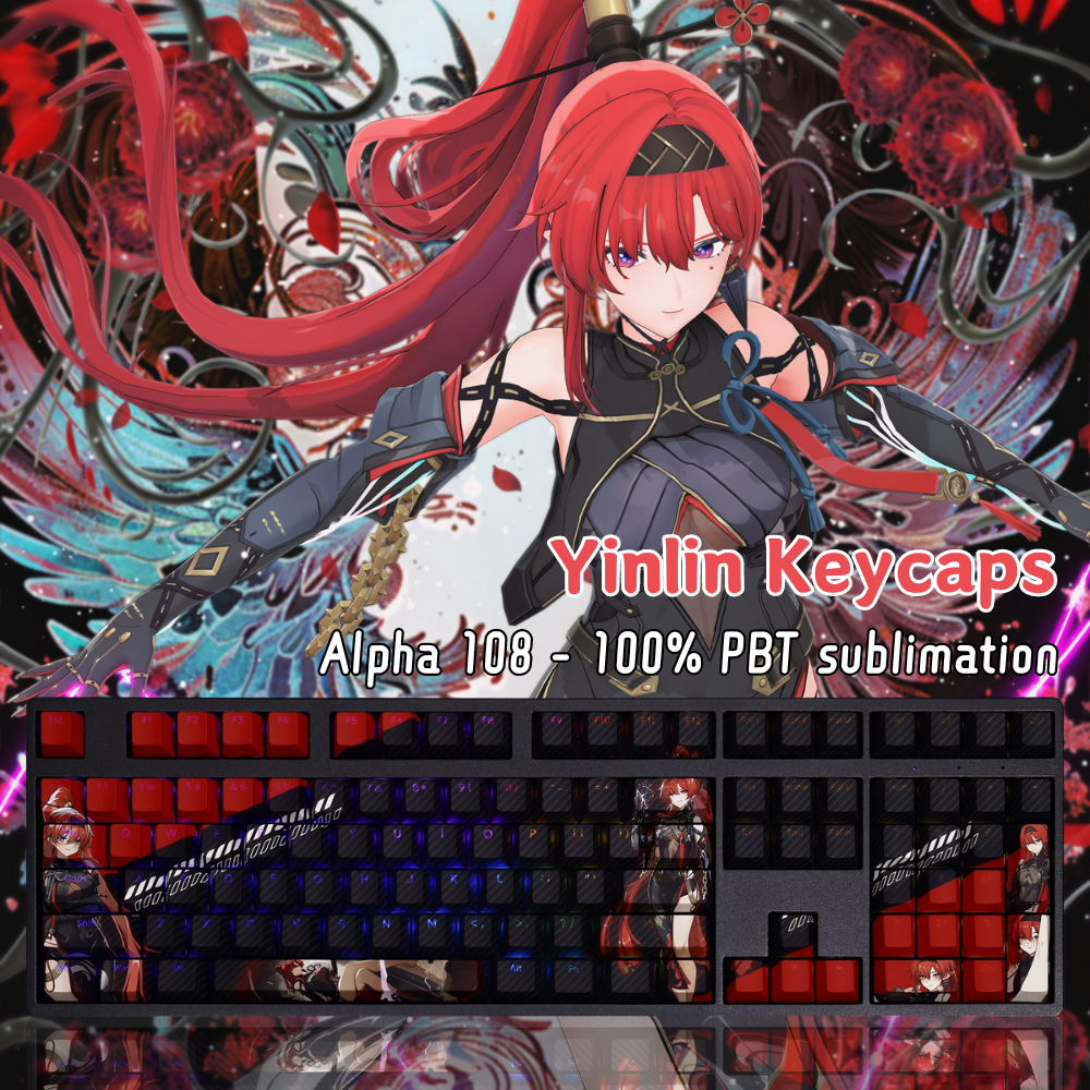 鳴潮吟霖透光RGB108鍵標準配列衛星軸鍵帽-ZUIHANG SHOP