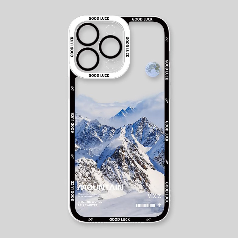 雪山風景天使眼透明防摔軟殼-ZUIHANG SHOP