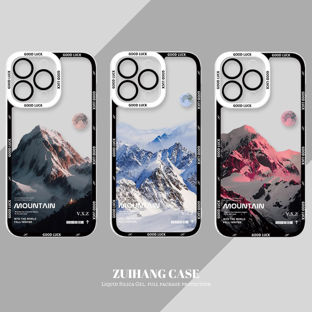 雪山風景天使眼透明防摔軟殼-ZUIHANG SHOP