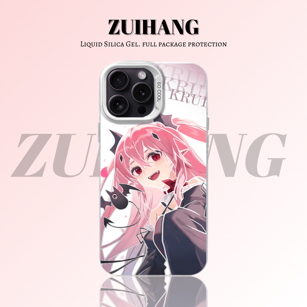 【大集合1.0】動漫彩銀線條漸變防摔手機殼-ZUIHANG SHOP