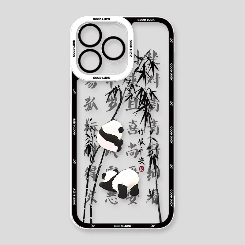 熊貓兔子天使眼透明防摔軟殼-ZUIHANG SHOP