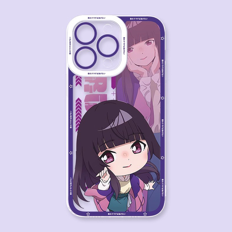 夜晚的水母不會游泳天使眼透明防摔軟殼-ZUIHANG SHOP