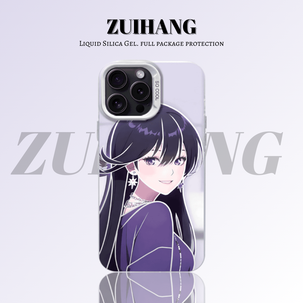 【大集合1.0】動漫彩銀線條漸變防摔手機殼-ZUIHANG SHOP