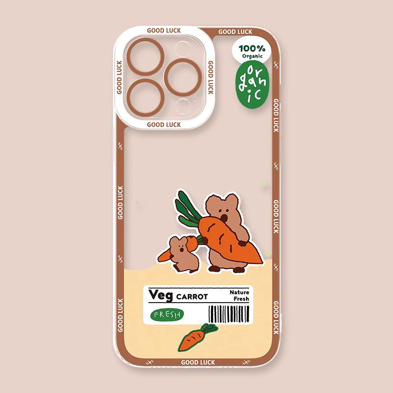 柿子椒熊天使眼透明防摔軟殼-ZUIHANG SHOP