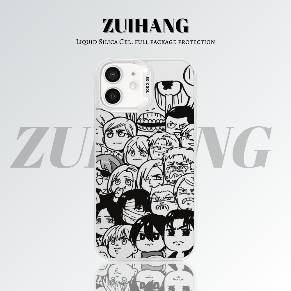 【大集合2.0】動漫彩銀線條漸變防摔手機殼-ZUIHANG SHOP