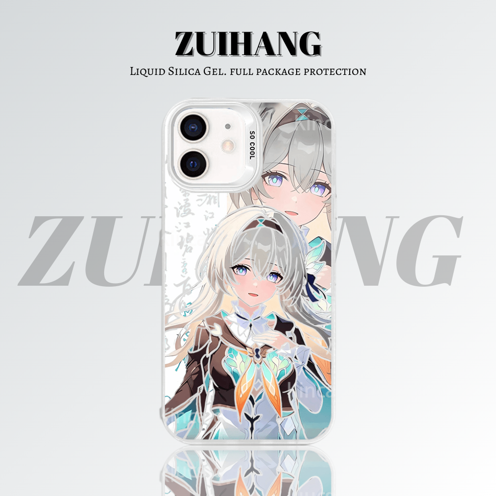 【大集合2.0】動漫彩銀線條漸變防摔手機殼-ZUIHANG SHOP