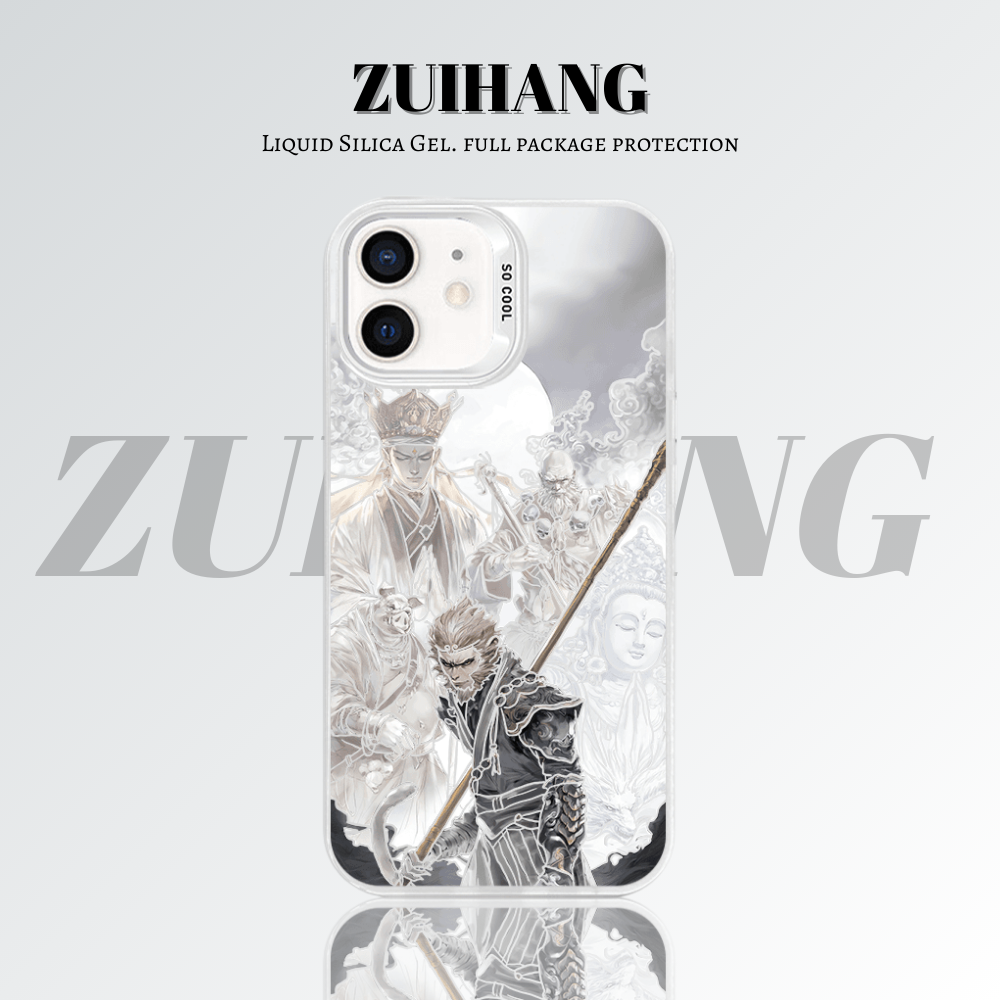 【大集合2.0】動漫彩銀線條漸變防摔手機殼-ZUIHANG SHOP