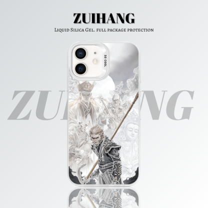 【大集合2.0】動漫彩銀線條漸變防摔手機殼-ZUIHANG SHOP