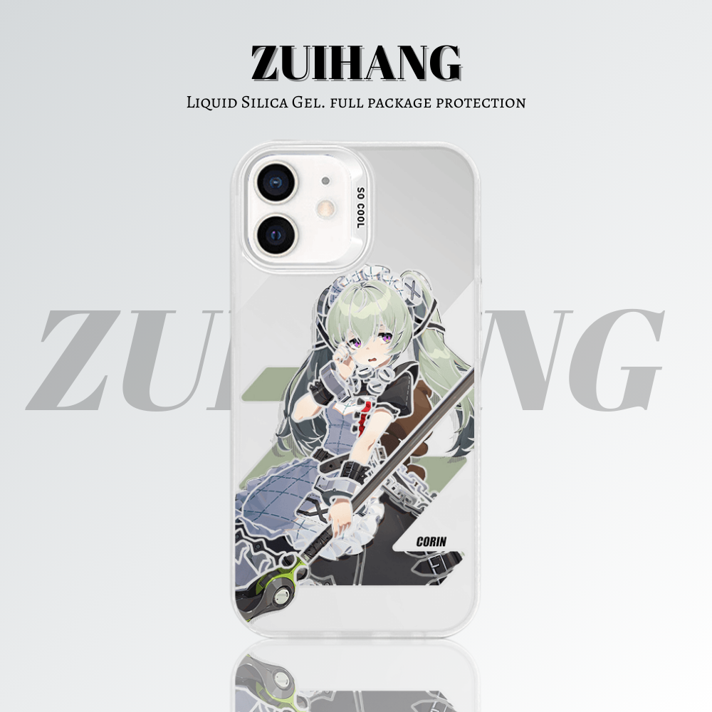 【大集合2.0】動漫彩銀線條漸變防摔手機殼-ZUIHANG SHOP