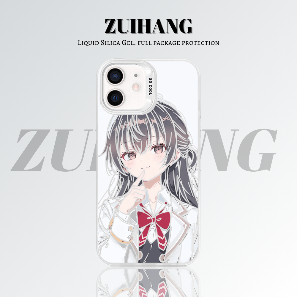 【大集合2.0】動漫彩銀線條漸變防摔手機殼-ZUIHANG SHOP