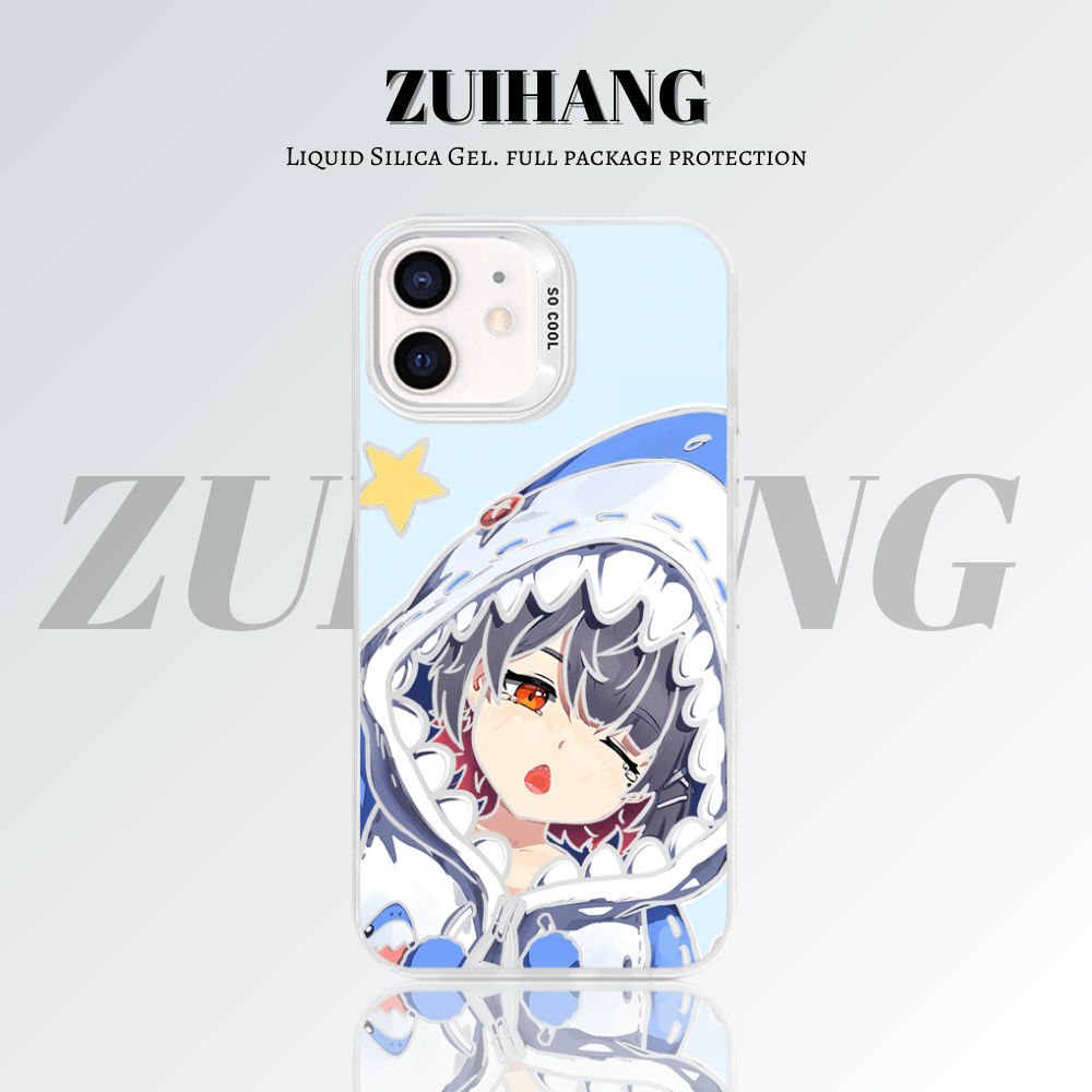 【大集合2.0】動漫彩銀線條漸變防摔手機殼-ZUIHANG SHOP