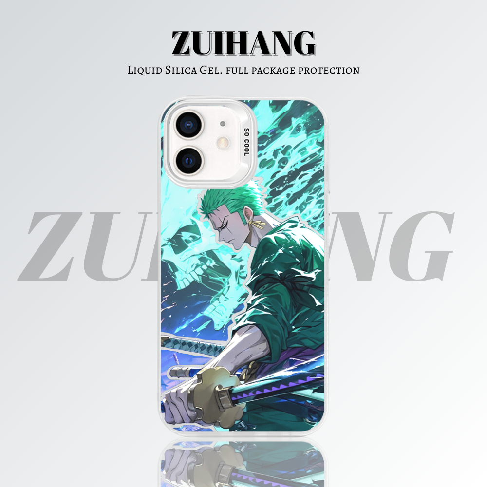 【大集合2.0】動漫彩銀線條漸變防摔手機殼-ZUIHANG SHOP