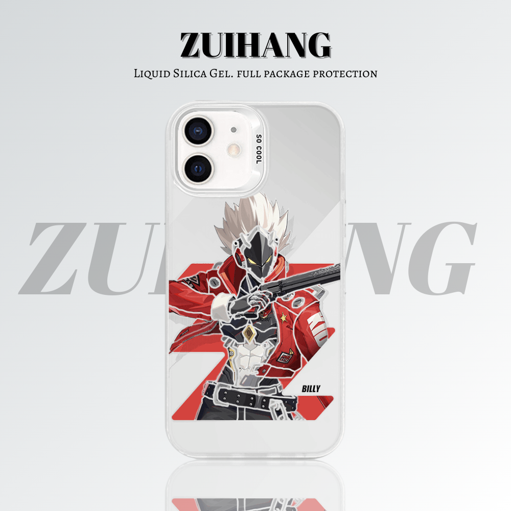 【大集合2.0】動漫彩銀線條漸變防摔手機殼-ZUIHANG SHOP