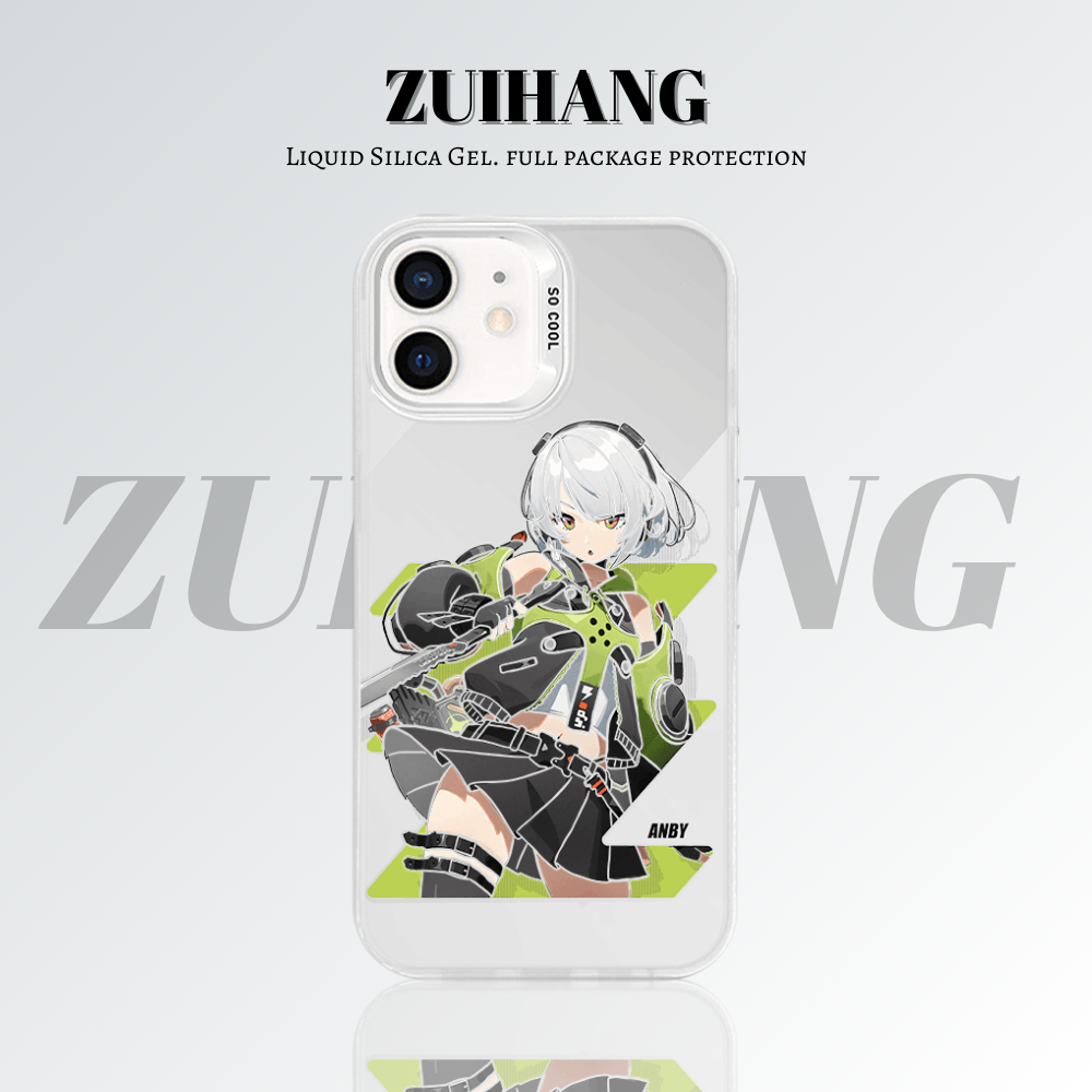 【大集合2.0】動漫彩銀線條漸變防摔手機殼-ZUIHANG SHOP