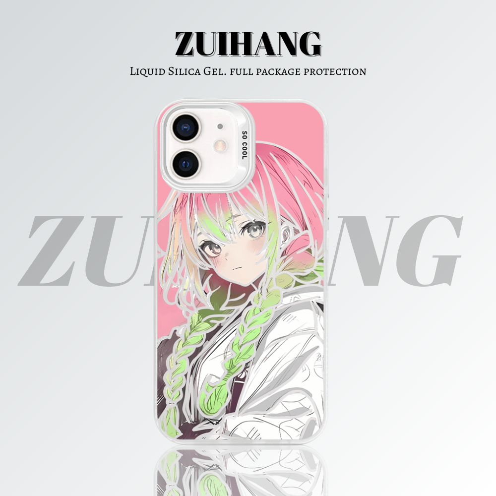 【大集合2.0】動漫彩銀線條漸變防摔手機殼-ZUIHANG SHOP