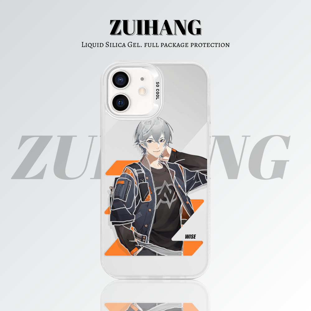 【大集合2.0】動漫彩銀線條漸變防摔手機殼-ZUIHANG SHOP