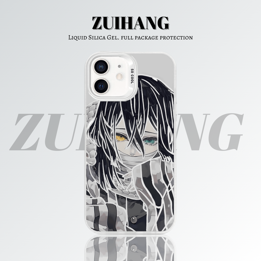 【大集合2.0】動漫彩銀線條漸變防摔手機殼-ZUIHANG SHOP