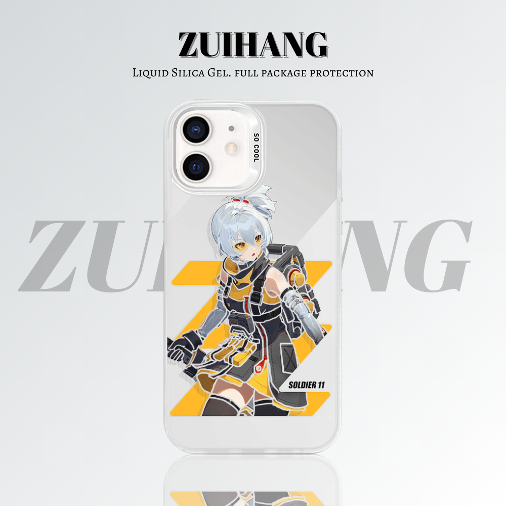 【大集合2.0】動漫彩銀線條漸變防摔手機殼-ZUIHANG SHOP