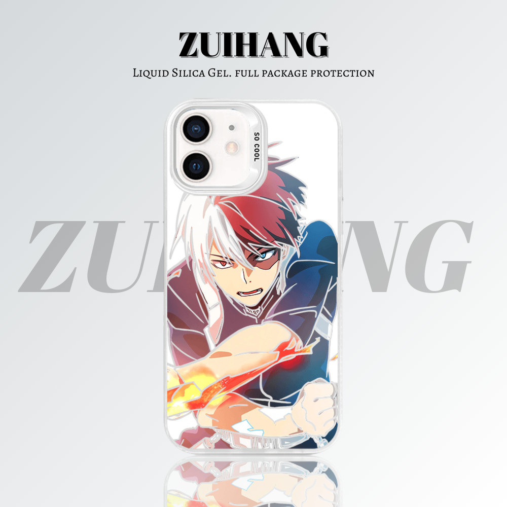 【大集合2.0】動漫彩銀線條漸變防摔手機殼-ZUIHANG SHOP