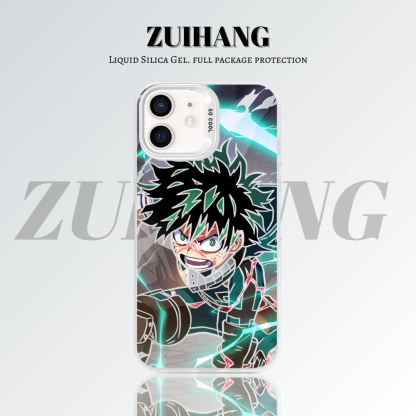 【大集合2.0】動漫彩銀線條漸變防摔手機殼-ZUIHANG SHOP