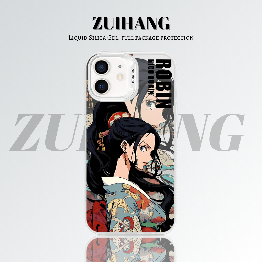 【大集合2.0】動漫彩銀線條漸變防摔手機殼-ZUIHANG SHOP