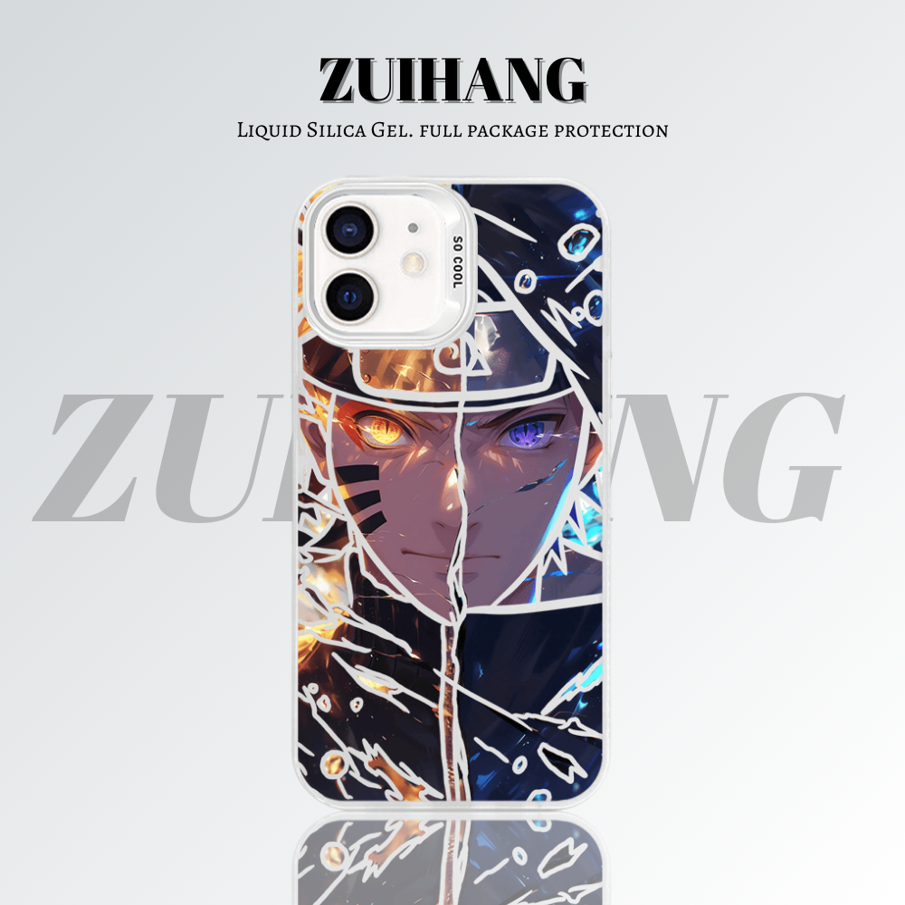 【大集合2.0】動漫彩銀線條漸變防摔手機殼-ZUIHANG SHOP