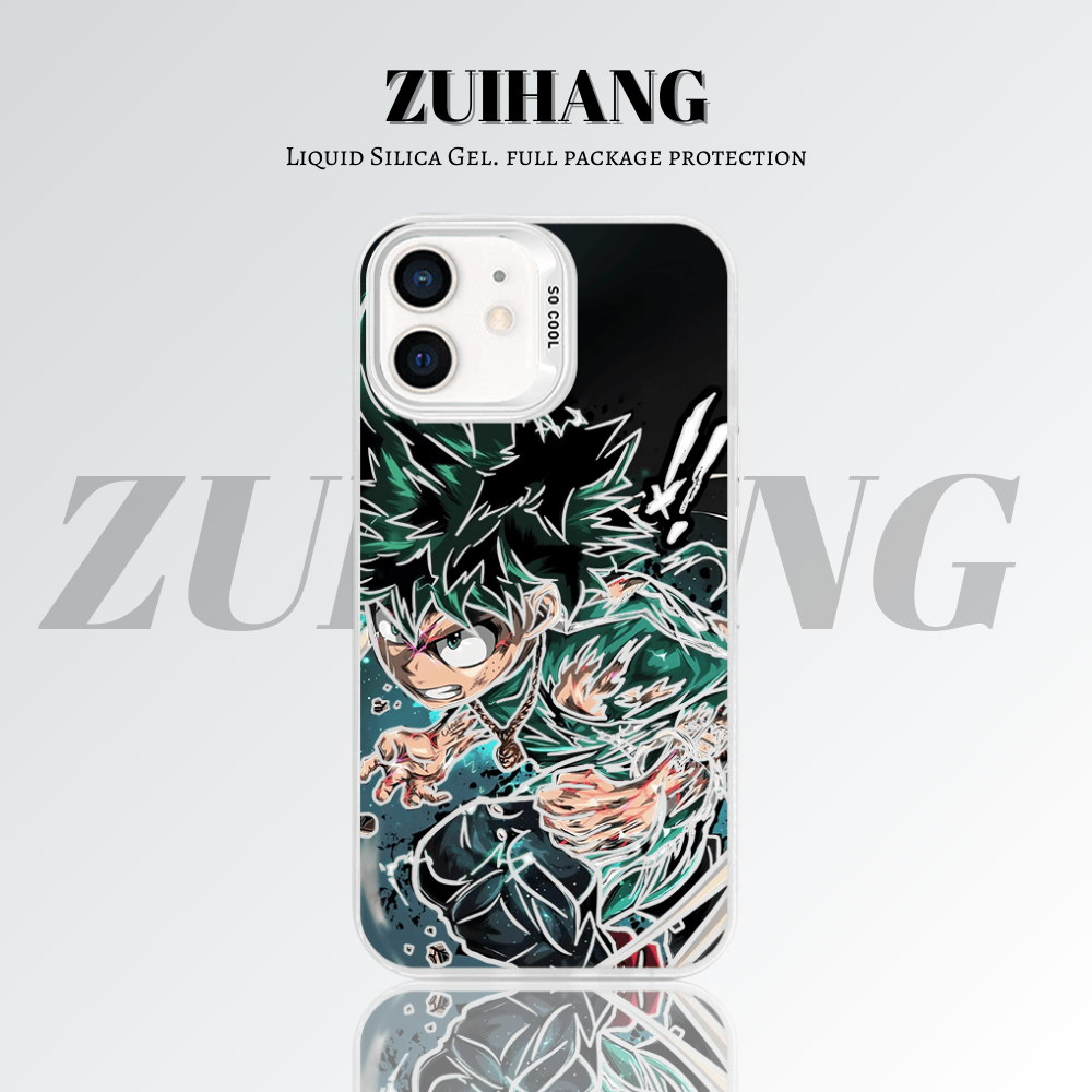 【大集合2.0】動漫彩銀線條漸變防摔手機殼-ZUIHANG SHOP