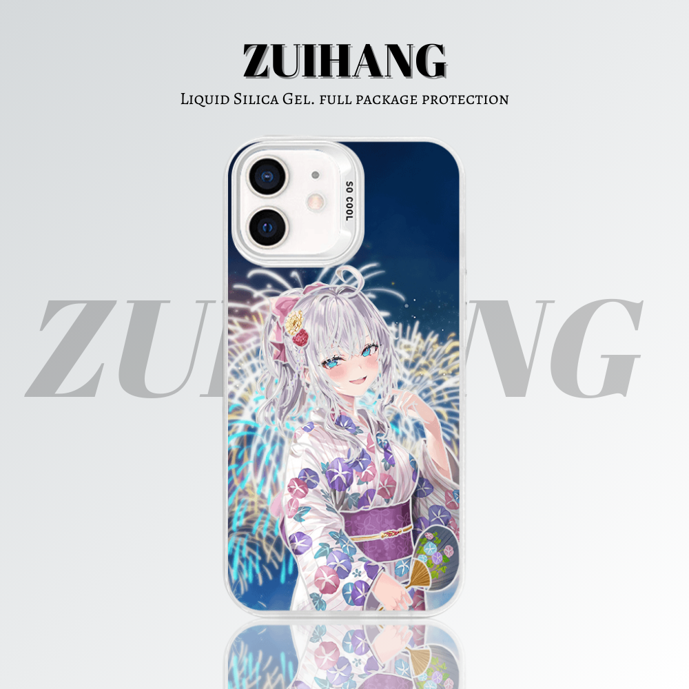 【大集合2.0】動漫彩銀線條漸變防摔手機殼-ZUIHANG SHOP