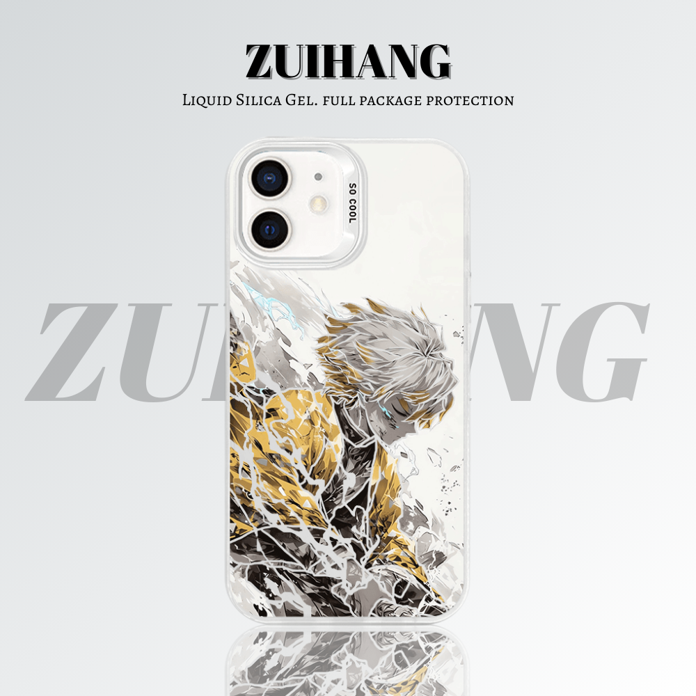 【大集合2.0】動漫彩銀線條漸變防摔手機殼-ZUIHANG SHOP