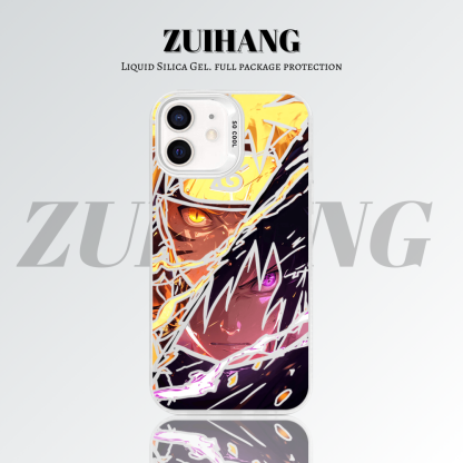 【大集合2.0】動漫彩銀線條漸變防摔手機殼-ZUIHANG SHOP