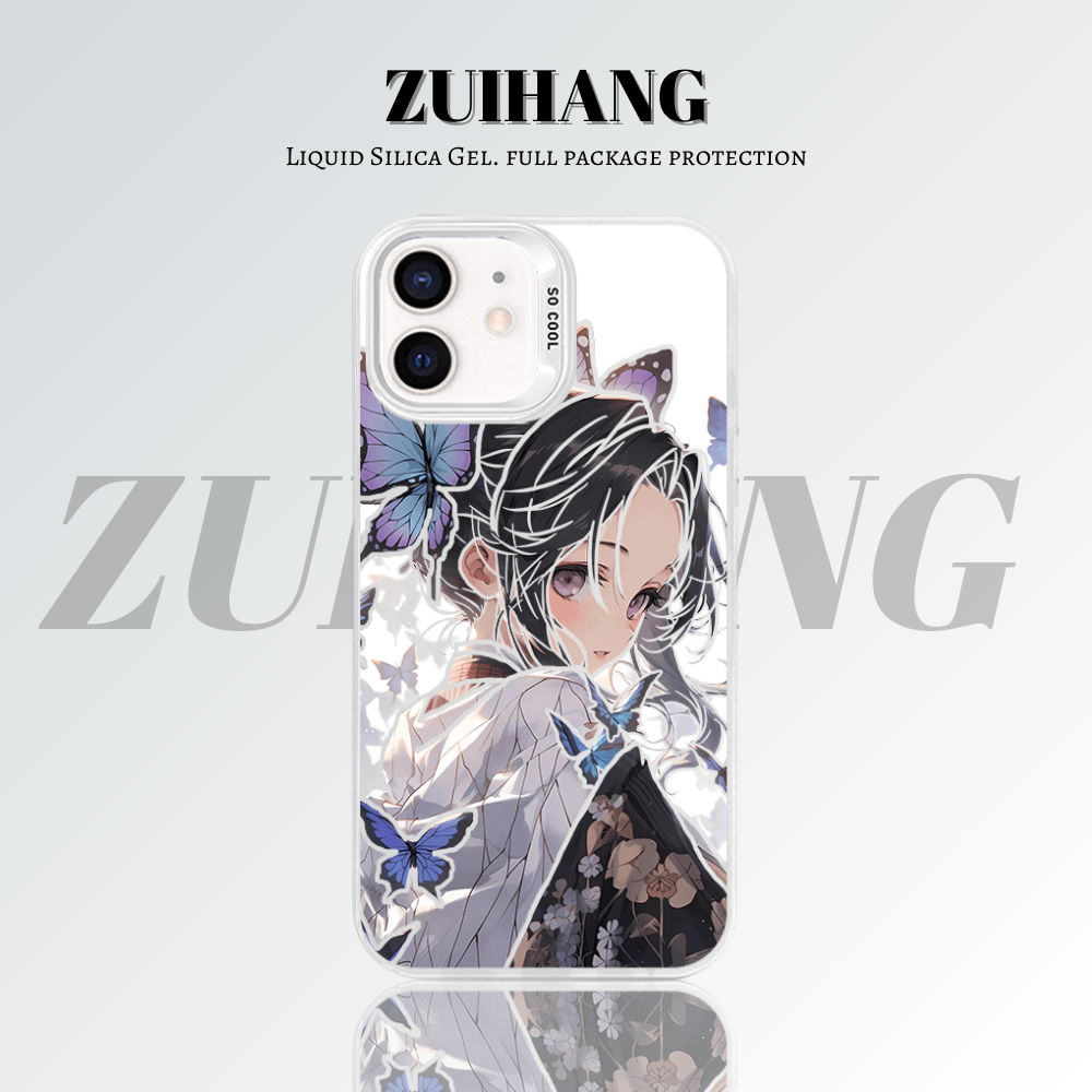 【大集合2.0】動漫彩銀線條漸變防摔手機殼-ZUIHANG SHOP