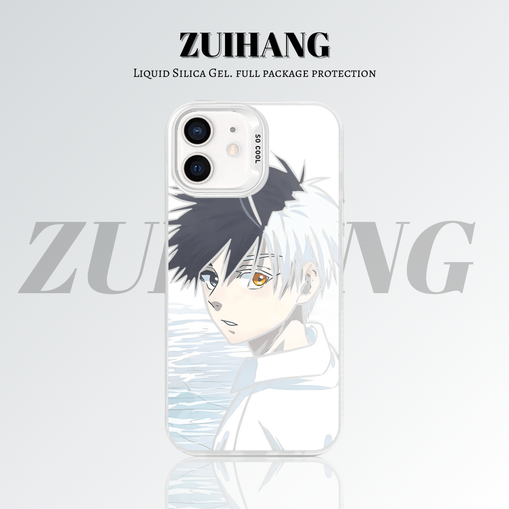 【大集合2.0】動漫彩銀線條漸變防摔手機殼-ZUIHANG SHOP