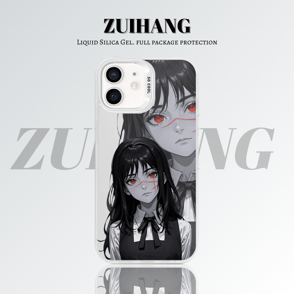 【大集合2.0】動漫彩銀線條漸變防摔手機殼-ZUIHANG SHOP