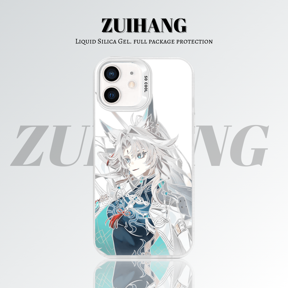 【大集合2.0】動漫彩銀線條漸變防摔手機殼-ZUIHANG SHOP