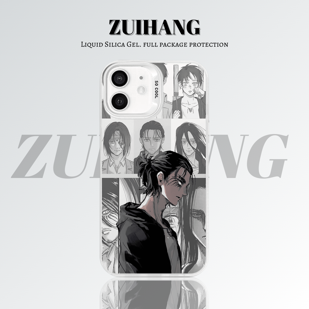 【大集合2.0】動漫彩銀線條漸變防摔手機殼-ZUIHANG SHOP