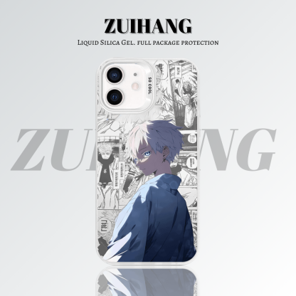 【大集合2.0】動漫彩銀線條漸變防摔手機殼-ZUIHANG SHOP