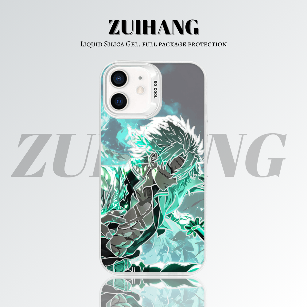 【大集合2.0】動漫彩銀線條漸變防摔手機殼-ZUIHANG SHOP