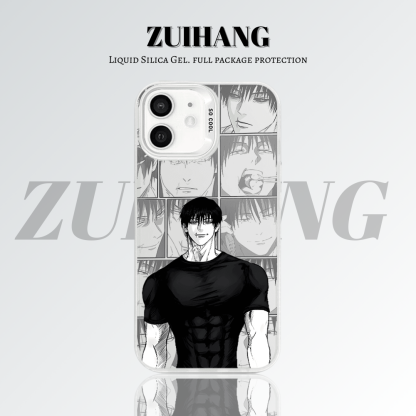 【大集合2.0】動漫彩銀線條漸變防摔手機殼-ZUIHANG SHOP